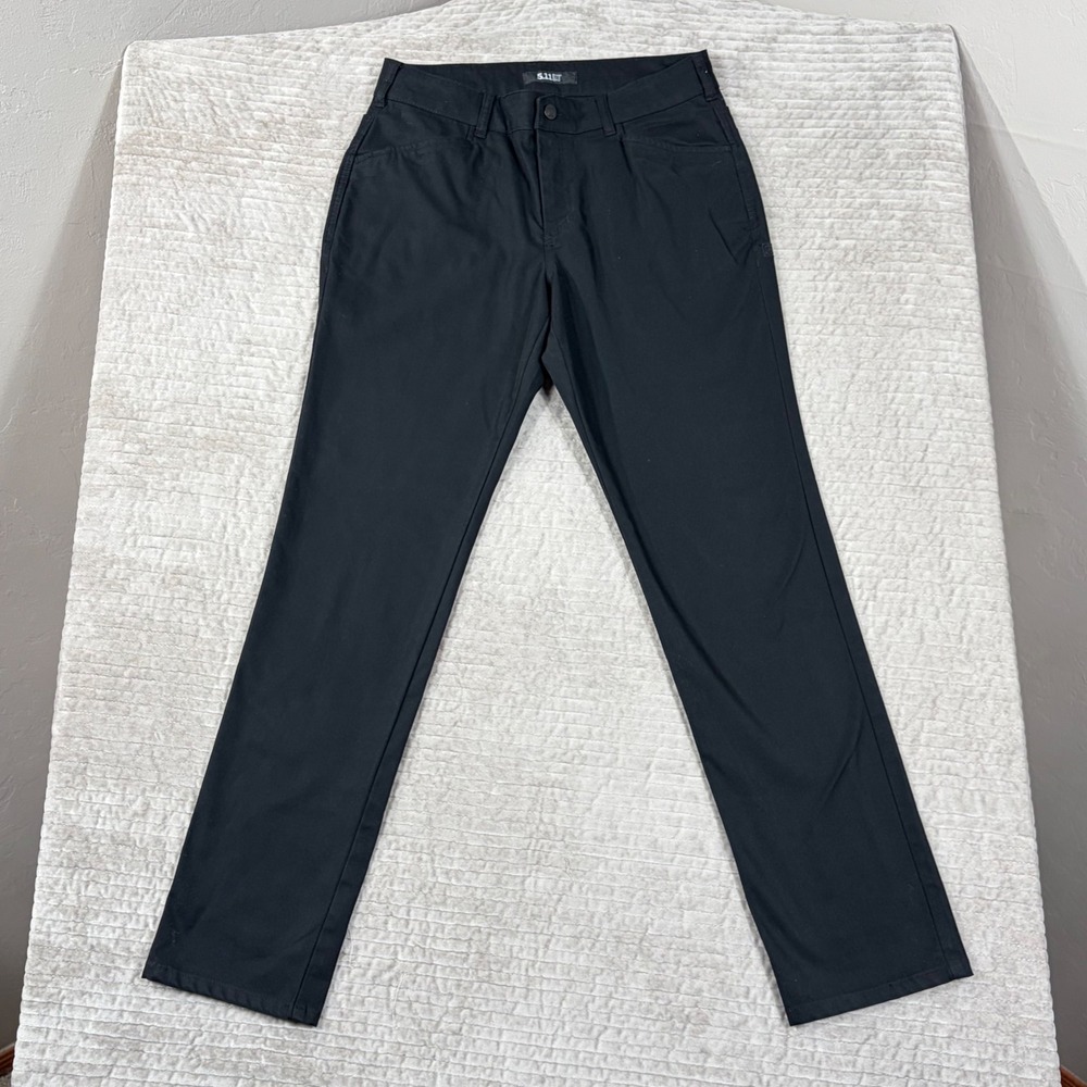 5.11 Tactical Womens Pants Size 8 Regular Black Straight Leg Utility Trousers